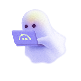 ronnie working on a laptop with aave logo on it